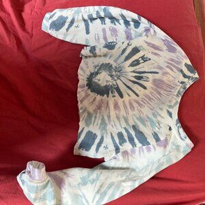 art class brand cropped tie-dye sweatshirt